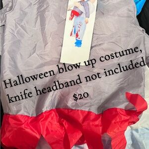 Kids Inflatable Halloween Costume - Gray and Red